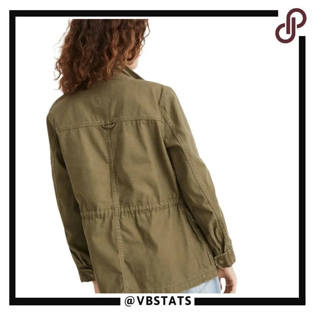 Madewell Dispatch‎ Jacket in Size Small Color Army Green